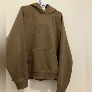 Fear of God Essentials Hoodie Wood